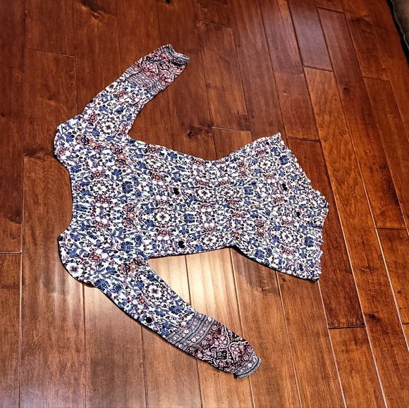 American Eagle Shorts Jumpsuit Keyhole Buttons Size XXS, but Fits Like Small - Picture 3 of 16